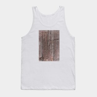 Detailed Wooden Fence Palings Tank Top